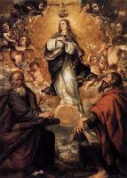 Juan de Valdes Leal - Virgin Of he Immaculate Conception With Sts Andrew And John The Baptist